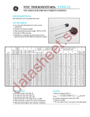 CL-120 datasheet  